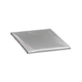 M-D 50042 Air Conditioner Cover with Elastic Strap, 22 in L, 27 in W, Polyethylene, Silver