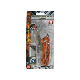 Olympia Tools 33-207 Utility Knife, Orange Handle