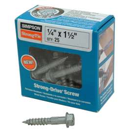 25PK 1.5" SDS WD Screw