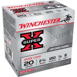 25RND 20GA 2-3/4#8 Ammo