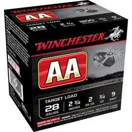 25RND 28GA 2-3/4#9 Ammo