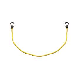 ProSource FH64084 Stretch Cord, 8 mm Dia, 40 in L, Polypropylene, Yellow, Hook End