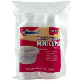 50CT 2OZ Plas Mini Cups
