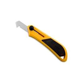 OLFA 1090486 Knife Slitter, Steel Blade, Standard Grip Handle, Black/Yellow Handle