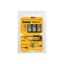 DeWALT DW2730 Drill Drive Set, 8-Piece, Steel, Black Oxide