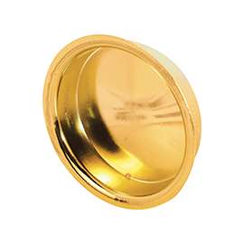 Prime-Line N 6765 Door Pull, 5/16 in D, Steel, Brass