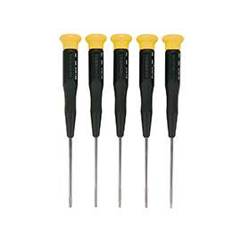 GENERAL 711 Torx Screwdriver Set, Steel, Black Oxide/Nickel
