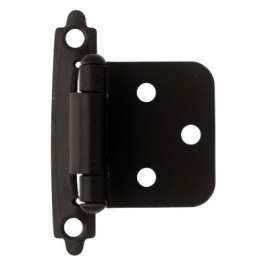 FLT BLK Overlay Hinge