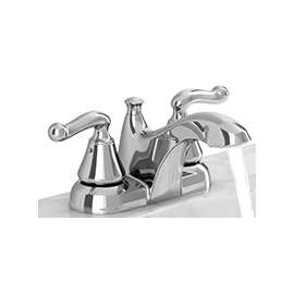 American Standard Winthrop 9046.200.002 Bathroom Faucet, 2-Faucet Handle, 3-3/4 in H Spout, Metal, Polished Chrome
