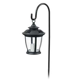 FS BLK Sol Cand Lantern
