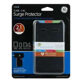 2USB/2 Out Surge Outlet