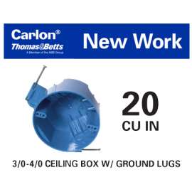 60CT PVC Elec Box Cards
