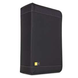 CD/DVD Wallet, Holds 136 Discs, Black