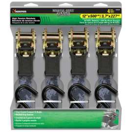 4PK 1x12 GRY Tie Down