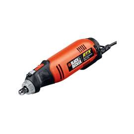 Black+Decker RTX Series RTX-B Rotary Tool Kit, 120 V, Orange