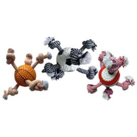 Sport Ball/Rope Dog Toy