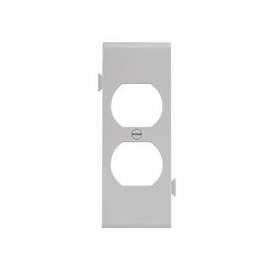 Eaton Wiring Devices STC8W Sectional Wallplate, 4-1/2 in L, 2-3/4 in W, 1 -Gang, Polycarbonate, White, High-Gloss