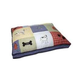 Aspenpet 27776 Pillow Pet Bed, 27 in L, 36 in W, Quilted Pattern, High-Loft Polyester Fiber/Dried Cedar Fill