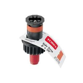 TORO 53124 Spray Sprinkler, 1/2 in Connection, 5 to 15 ft, 27 deg Nozzle Trajectory, Side Strip Nozzle, Plastic