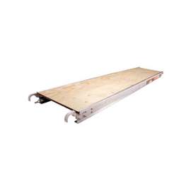 METALTECH M-MPP719 Scaffold Platform Deck, Aluminum/Plywood, Galvanized
