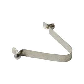 METALTECH M-MLS Spring Lock, Steel, Galvanized, For: Hole of Diameter 1/2 in