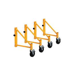 METALTECH Jobsite Series I-CISO4 Outrigger Set, Steel, Powder-Coated