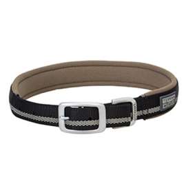 23"BLK Terr Dog Collar