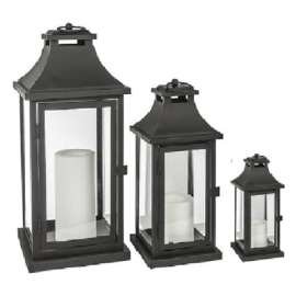 3PK BLK BO Lantern