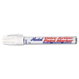 Valve Action Paint Marker 96820, Medium Bullet Tip, White