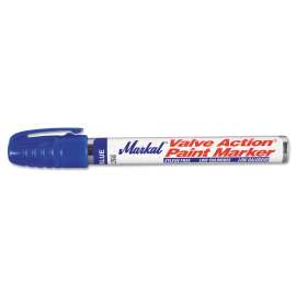 Valve Action Paint Marker 96825, Medium Bullet Tip, Blue