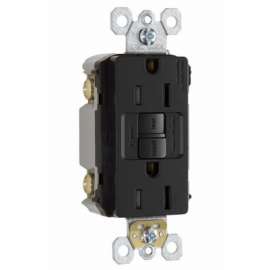 15A BLK Self Test GFCI