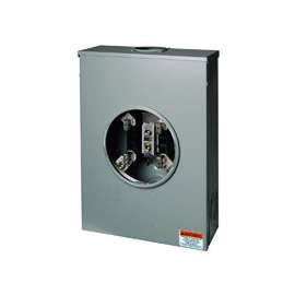 Square D URTRS213B Meter Socket, 1 -Phase, 200 A, 600 V, 4 -Jaw, Overhead, Underground Cable Entry