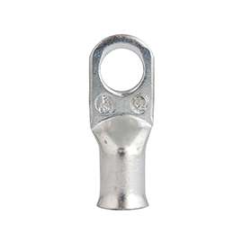 GB AML-206 Compression Lug, 2 AWG Wire, 3/8 in Stud, Copper Contact, Silver