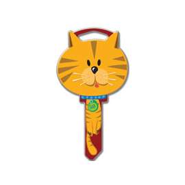 Lucky Line Key Shapes Series B115K Key Blank, Brass, Enamel, For: Kwikset Locks