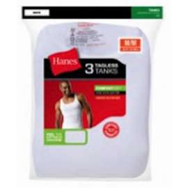 3PK MED WHT Tank Tee