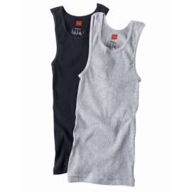 2PK 2XL BLK/GRY TankTee