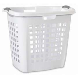 19-7/8"WHT Carry Hamper