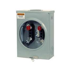 Siemens SUAT111-0PQG Meter Socket, 1 -Phase, 135 A, 600 V, 4 -Jaw, Overhead, Underground Cable Entry