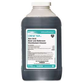 Crew Non-Acid Bowl and Bathroom Cleaner, 2.5 L Bottle, 2/Carton