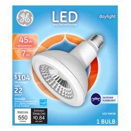 GE 7W Day Par38 Bulb