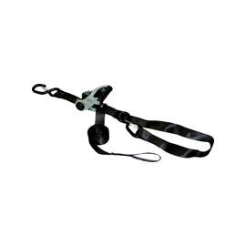 S-Line XR108-2P Ratchet Tie-Down, 700 lb Working Load Limit, S-Hook End, 8 ft L
