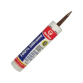 Red Devil 081640 Silicone Sealant, Bronze, -60 to 400 deg F, 9 fl-oz Cartridge