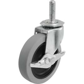 3" GRY TPR Caster/Brake
