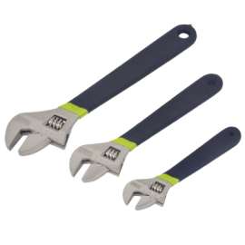 MM 3PC ADJ Wrench Set