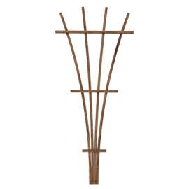 72" BRN WD Fan Trellis