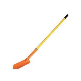 RAZOR-BACK 47034 Trenching Shovel, 4 in W Blade, Steel Blade, Fiberglass Handle, Extra Long Handle, 43 in L Handle