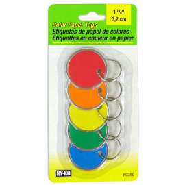 5PK Paper Tags/Ring