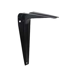ProSource 21138BK-PS Shelf Bracket, 65 lb/Pair, 6 in L, 5 in H, Steel, Black