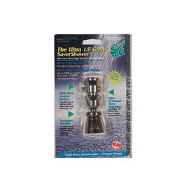 Whedon Ultra Saver Series USP2C/USP29C Shower Head with Trickle Valve, 1.9 gpm, 1/2 in Connection, Female, Brass, Chrome
