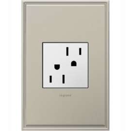 15A WHT Tamp Res Outlet